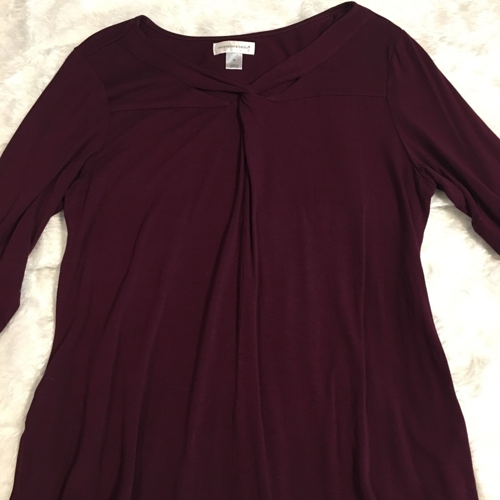 Christopher & Banks size XL dress shirt